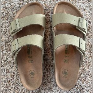 Birkenstock Vegan Textile Size EU 42 Faded Khaki